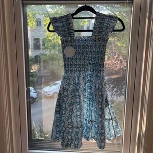 Hill House Blue and White Dress